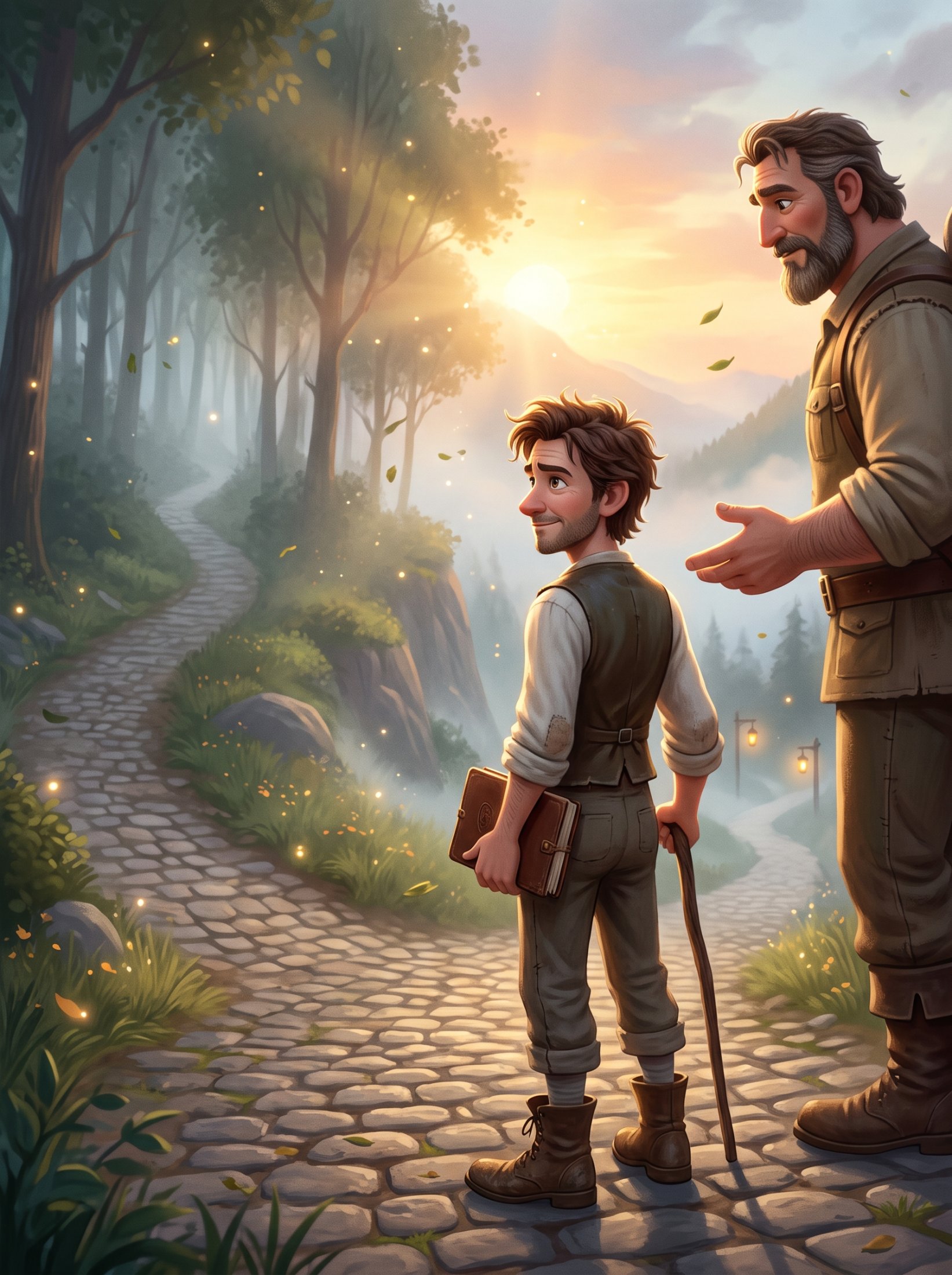 Making Big Decisions When the Future Is Unclear Person standing at a fork in a misty road, facing an uncertain path forward and preparing to make a big decision